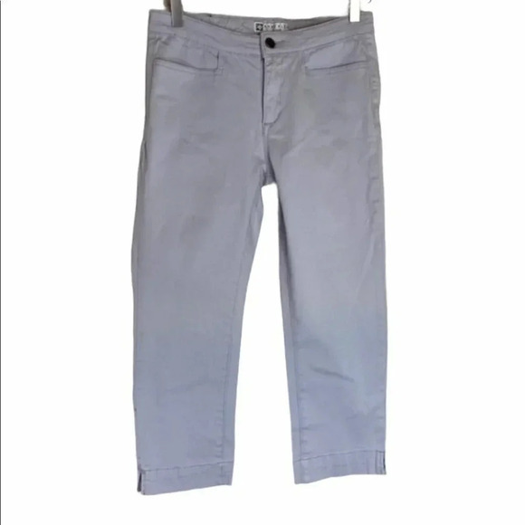 Anne Klein Jeans 2 gray slim capris‎ - Picture 2 of 9